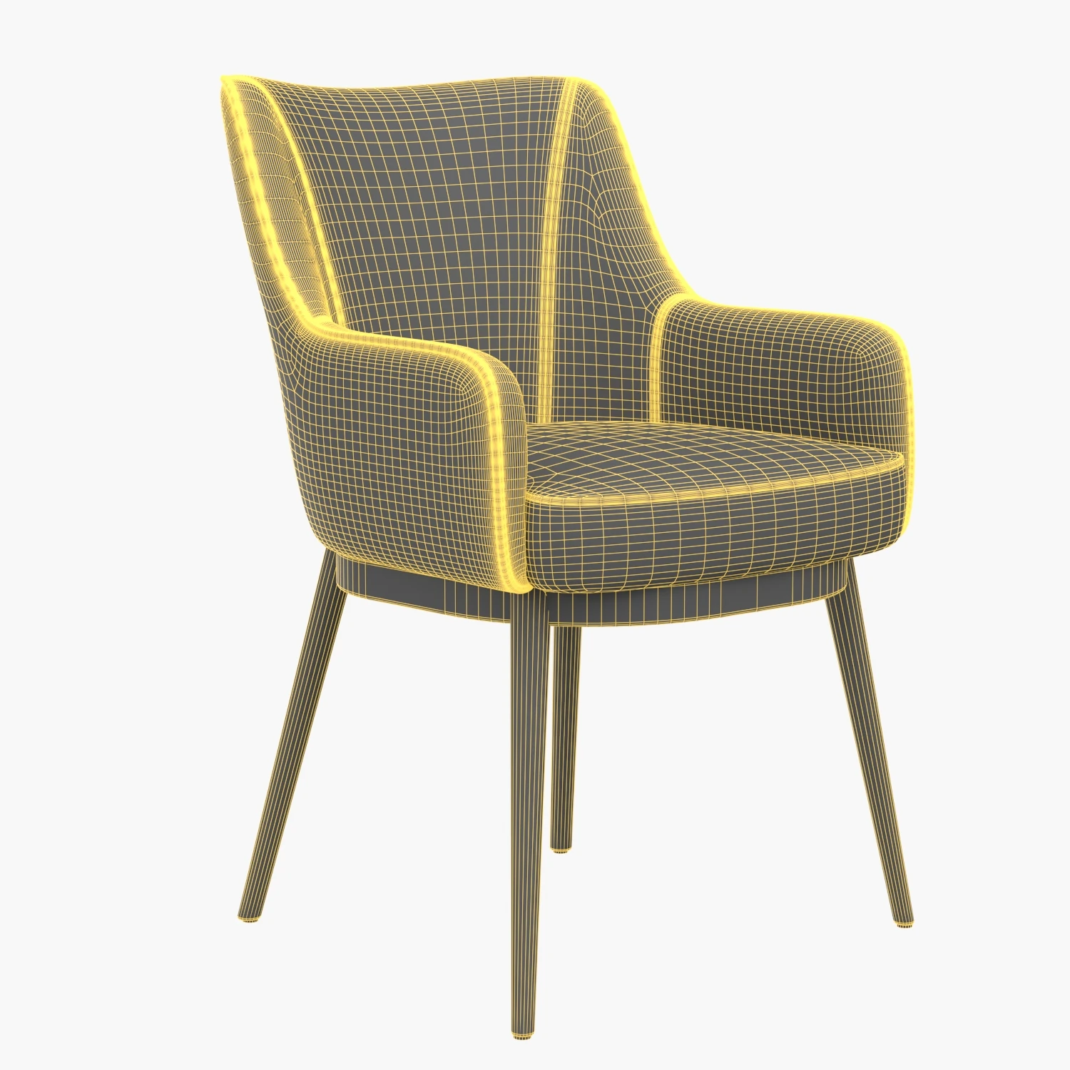 Sunpan Chair Collection 02 3D Model_08
